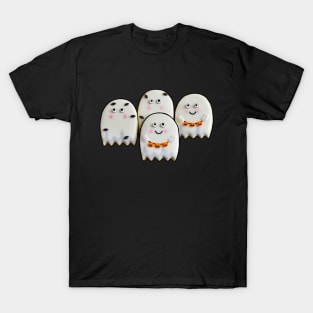 Cute Spooky Halloween Ghost Cookies T-Shirt